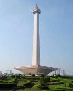 Merdeka Square Monas in Jakarta Indonesia